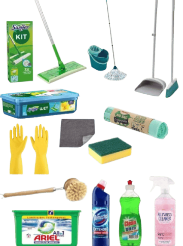 Cleaning Essentials for your new home.