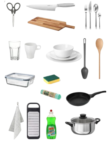 Kitchen Essentials Starter-Kit to help you get move-in ready