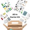 Kitchen, bedroom, cleaning and bathroom essentials fr your new home.
